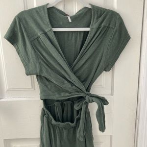 Cross over romper